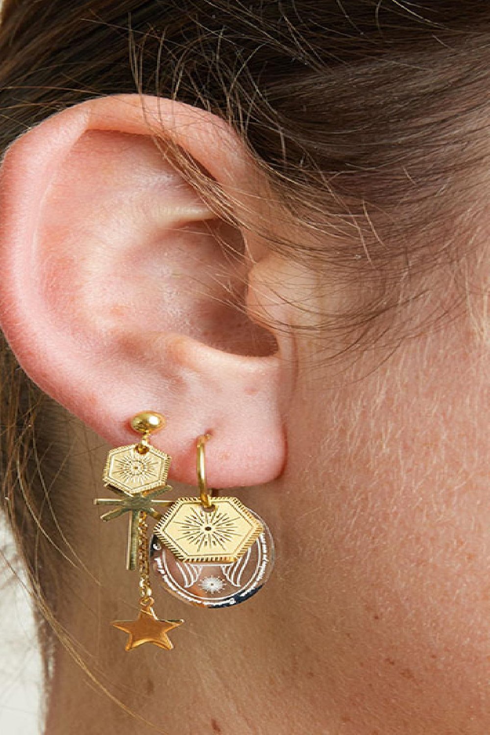 Charm Wings Silver Color Stainless Steel h5Picture2